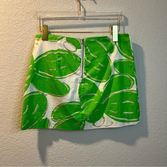 Women’s new Lilly Pulitzer green Tate stinger bee mini skirt size 2 - Picture 5 of 5